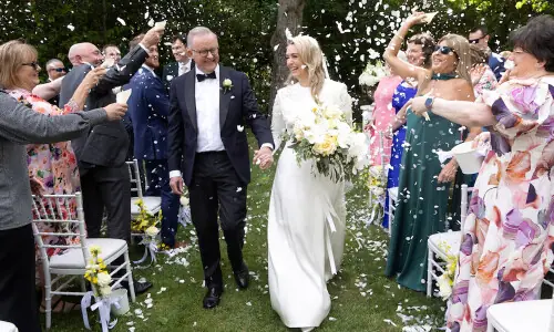 Australian PM Albanese marries partner in private ceremony