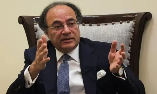 FinMin Aurangzeb says debt servicing costs dropping amid policy rate cut