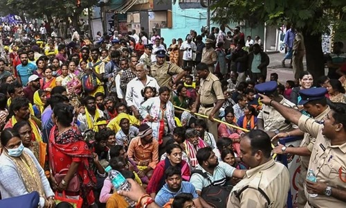 India temple stampede kills nine