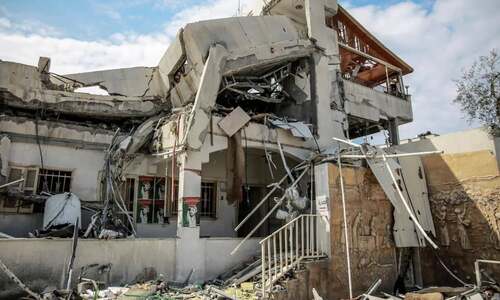 Gazans find shelter in Yasser Arafat&rsquo;s dilapidated villa