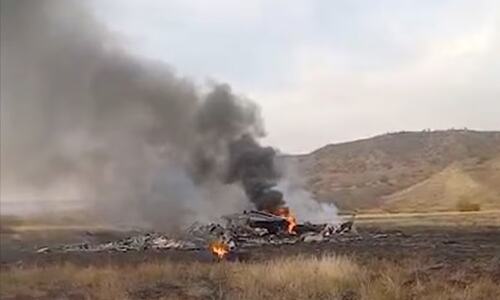 Turkish military plane with 20 on board crashes in Georgia