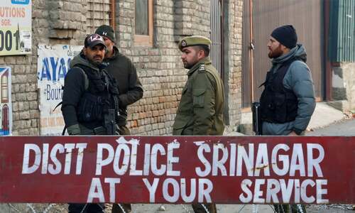 Nine killed in accidental explosion at IIOJ&K police station