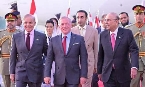 Jordan&rsquo;s king received by PM, President
