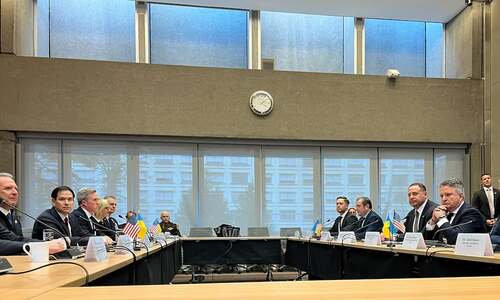 US, Ukrainian and European officials meet in Geneva for talks on peace plan