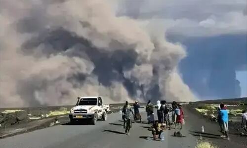 Ethiopian volcano erupts