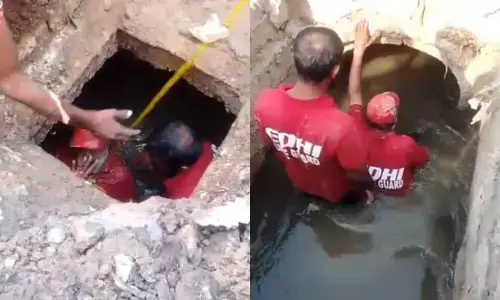 کراچی: کھلے مین ہول میں گرنے والے بچے کی لاش 14 گھنٹے بعد مل گئی