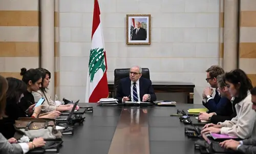 Lebanon PM says truce monitor negotiations with Israel not peace talks