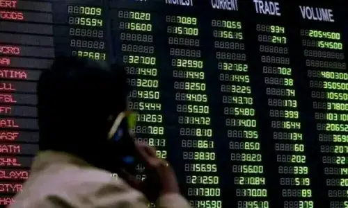 اسٹاک مارکیٹ میں محدود اتار چڑھاؤ کے بعد 100 انڈیکس میں معمولی اضافہ ریکارڈ