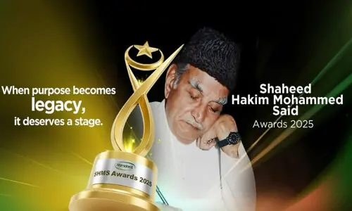 Arshad Zuberi awarded Journalism Excellence Award posthumously: 3rd Shaheed Hakim Mohammed Said Awards ceremony held