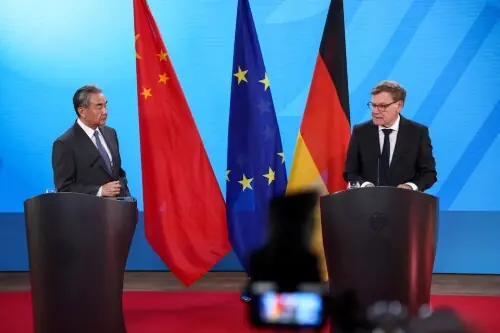 Japan threatening us militarily, China foreign minister tells German counterpart