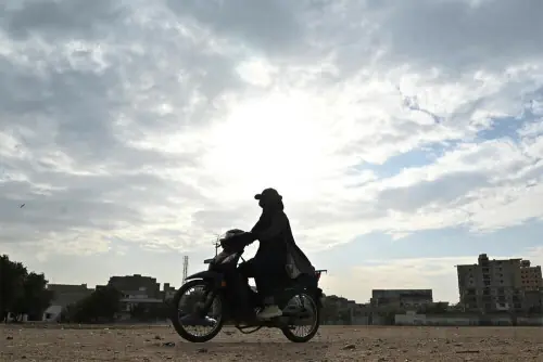 Sindh govt begins scooty-riding training Sindh govt begins scooty-riding training