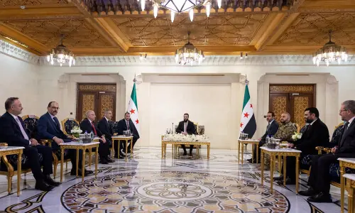 Turkish ministers to meet Syria&rsquo;s Sharaa in Damascus