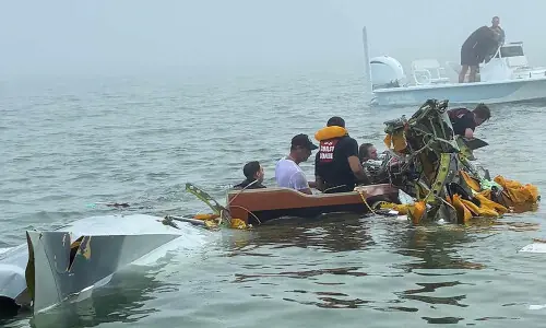 At least five dead after Mexican Navy aircraft crashes off Texas
