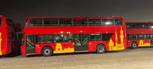 Five double-decker buses all set to hit Karachi roads by January, say officials Five double-decker buses all set to hit Karachi roads by January, say officials