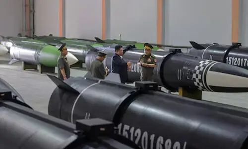 North Korea leader Kim calls for strong artillery production ahead of party congress