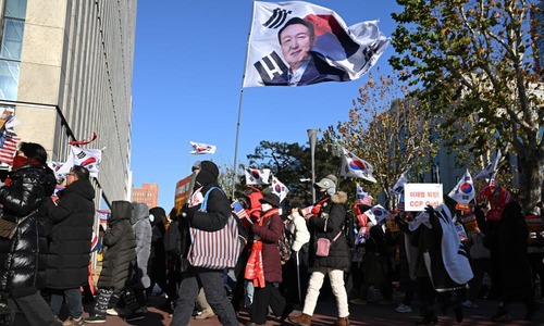 South Korea&rsquo;s ousted leader urges rallies a year after martial law