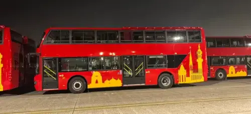 Double-decker buses re-launched in Karachi after 65 years