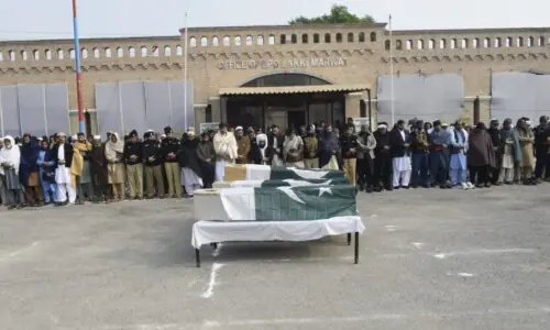 Four police personnel martyred in separate terrorist attacks in Bannu, Lakki Marwat