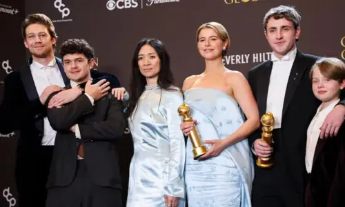 &lsquo;One Battle,&rsquo; &lsquo;Hamnet&rsquo; take top honors at Hollywood&rsquo;s Golden Globes ceremony