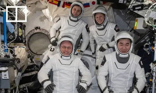 ISS astronauts splash down on Earth after first-ever medical evacuation