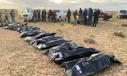 Mass grave found in Libya containing bodies of 21 migrants