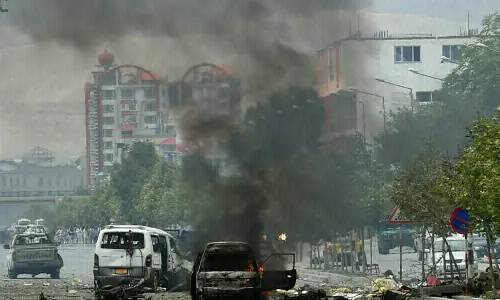 Blast in Afghan capital kills at least seven