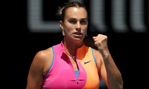 Top seed Sabalenka sees off Bai to progress to third round