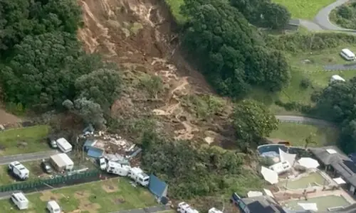 Rescuers search for survivors after landslide at New Zealand campsite