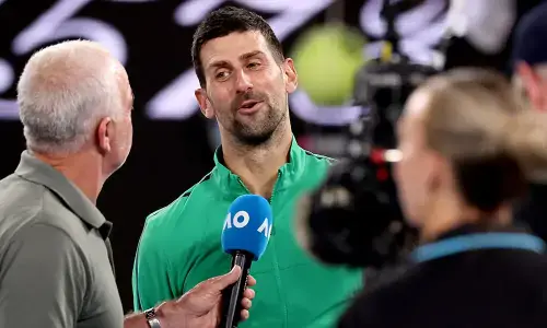 Djokovic &lsquo;hanging in there&rsquo; after landmark 400th Slam win
