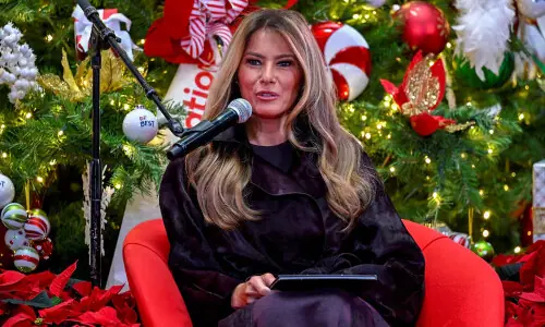 First lady Melania Trump previews new film at private White House screening