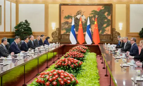 Xi says China, Finland should uphold international system, advance multipolar order