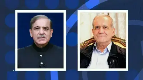 وزیراعظم شہباز شریف اور ایرانی صدر کے درمیان علاقائی صورتحال پر تبادلۂ خیال