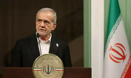 Iran president says Trump, Netanyahu, Europe stirred tensions in protests