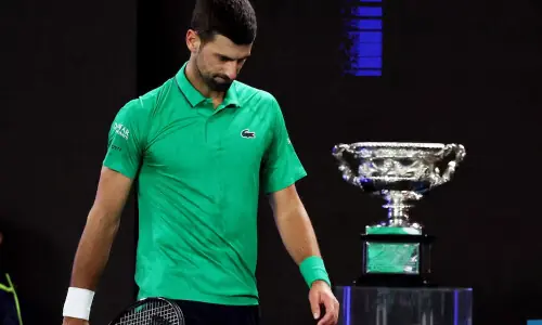 Djokovic vows to push on despite &lsquo;bitter&rsquo; Australian Open final loss