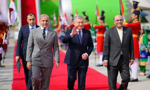 Uzbek president arrives in Pakistan on two-day visit