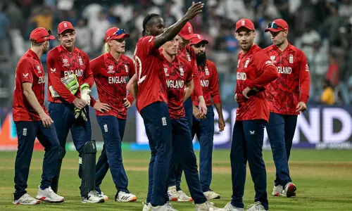 England cling on to beat Nepal in last-ball thriller England cling on to beat Nepal in last-ball thriller