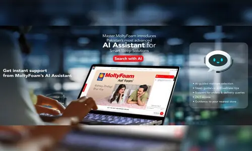 Master MoltyFoam introduces AI-Powered smart sleep guidance, redefining mattress shopping in Pakistan Master MoltyFoam introduces AI-Powered smart sleep guidance, redefining mattress shopping in Pakistan