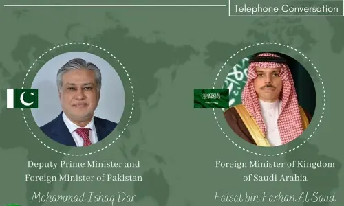 Dar holds telephonic talk with KSA FM