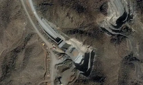 Satellite images show Iran repairing and fortifying sites?