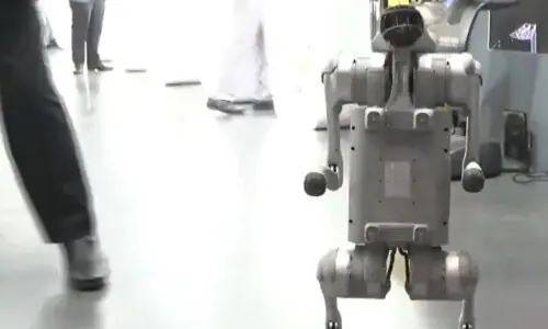 Indian professor&rsquo;s robot dog claim at AI summit sparks uproar