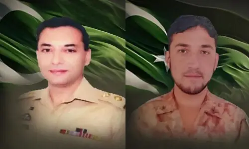 Lieutenant colonel among two martyred in Bannu terror attack; five terrorists killed