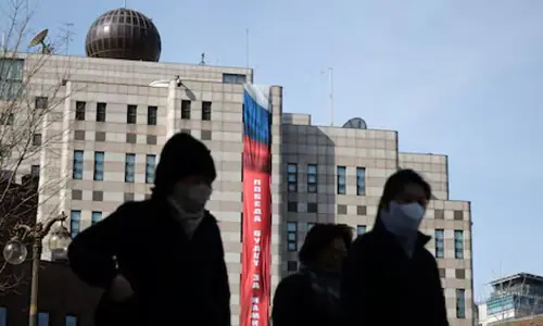 South Korea urges Russian embassy to remove &lsquo;victory&rsquo; banner as Ukraine war anniversary nears