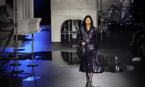Burberry&rsquo;s winter 2026 show evokes a rainy London night out