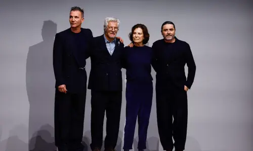 Armani heirs say new Emporio collection blends continuity and &lsquo;sparkling&rsquo; touch