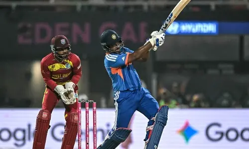 Samson&rsquo;s 97 puts India into T20 World Cup semi-final against England