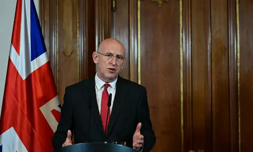 Britain says it is for US to set out legal basis for Iran strikes