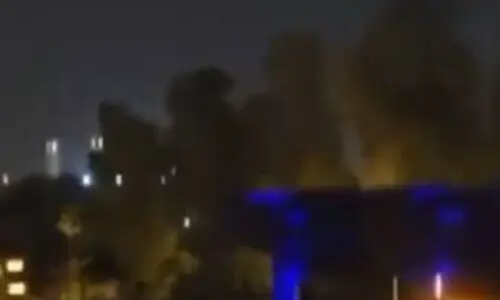 Drone attack sparks fire by Dubai&rsquo;s US consulate