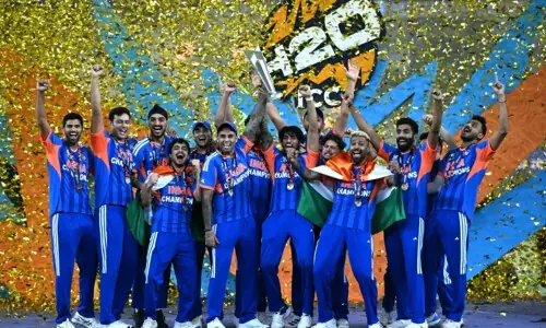 India crush New Zealand to win third T20 World Cup title