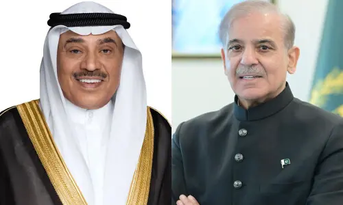 Kuwaiti crown prince endorses Pakistan&rsquo;s US-Iran mediation in call with PM Shehbaz