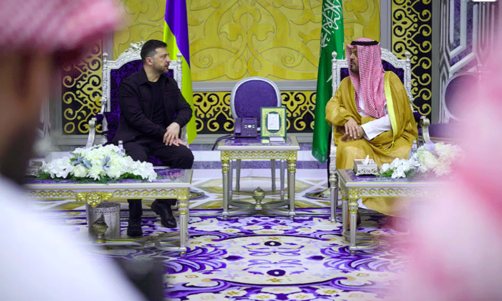 Ukraine and Saudi Arabia sign deal on defence cooperation, Zelenskiy says